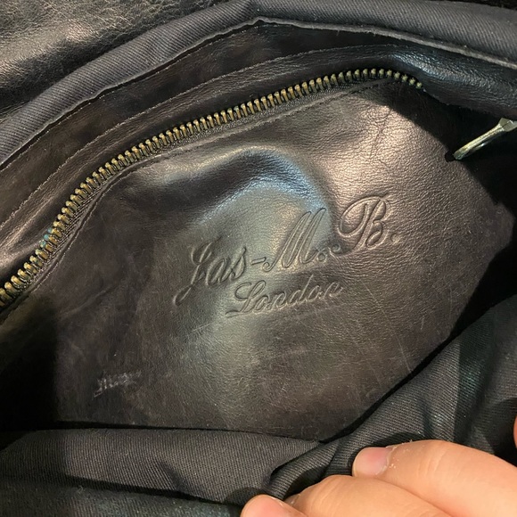 Jas MB Leather Wristlet - Picture 5 of 6